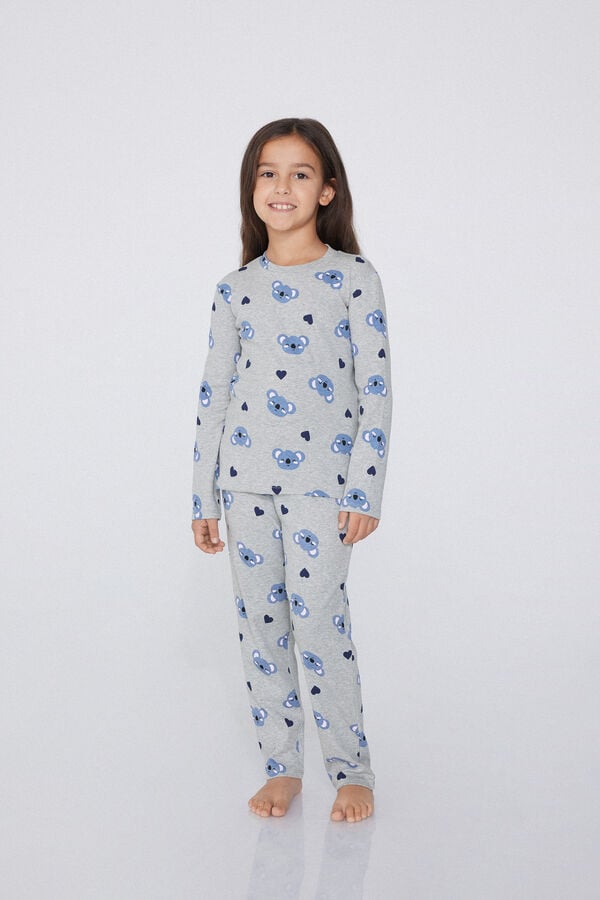 Tezenis Pijama Largo Algodón Grueso Koala Niña