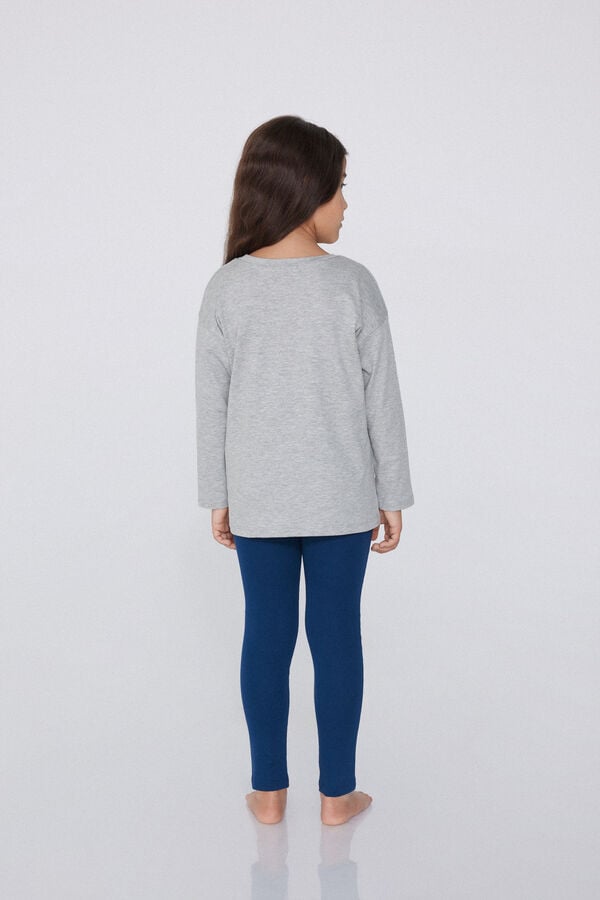 Tezenis Pijama Largo Algodón Grueso Panda