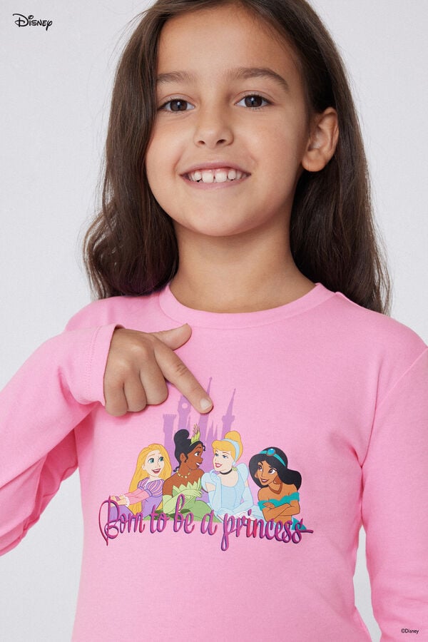 Tezenis Pijama Largo De Algodón Disney Princess