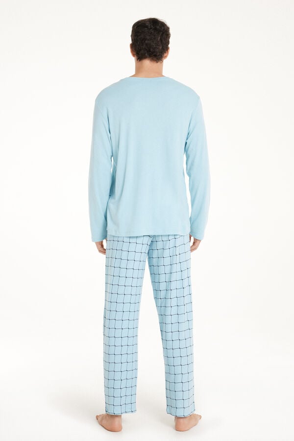 Tezenis Pijama Largo De Algodón Grueso Tenis