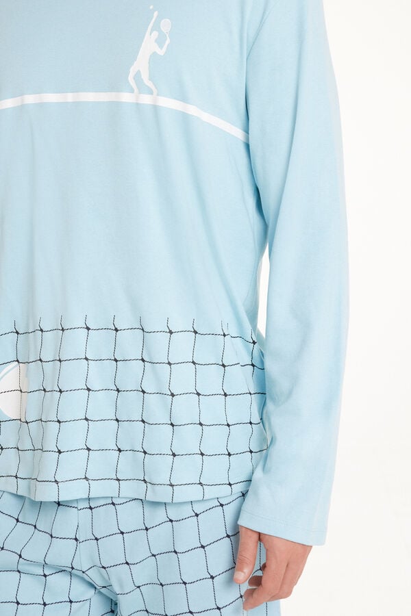 Tezenis Pijama Largo De Algodón Grueso Tenis