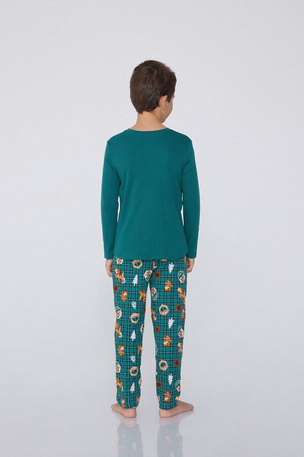 Tezenis Pijama Largo De Algodón Jurassic