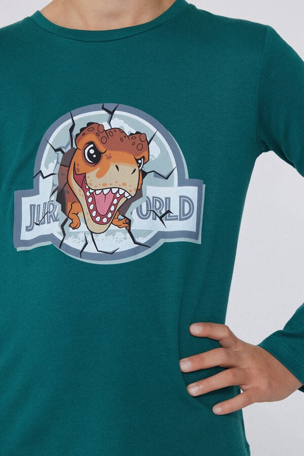 Tezenis Pijama Largo De Algodón Jurassic