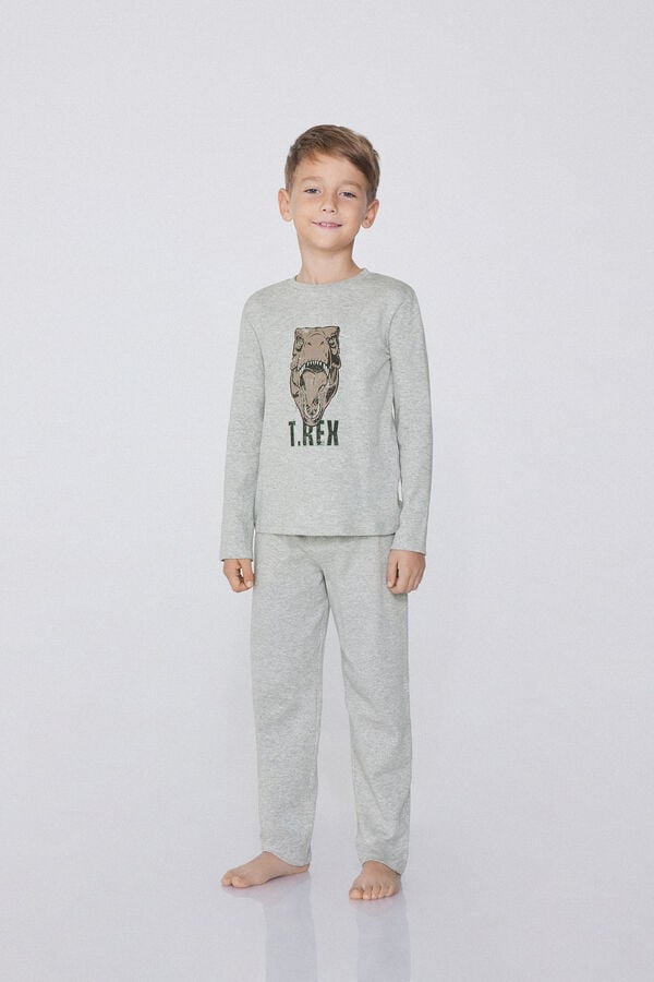 Tezenis Pijama Largo De Algodón Jurassic