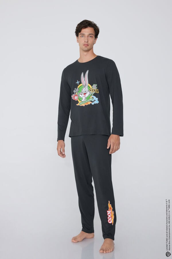 Tezenis Pijama Largo De Algodón Looney Tunes