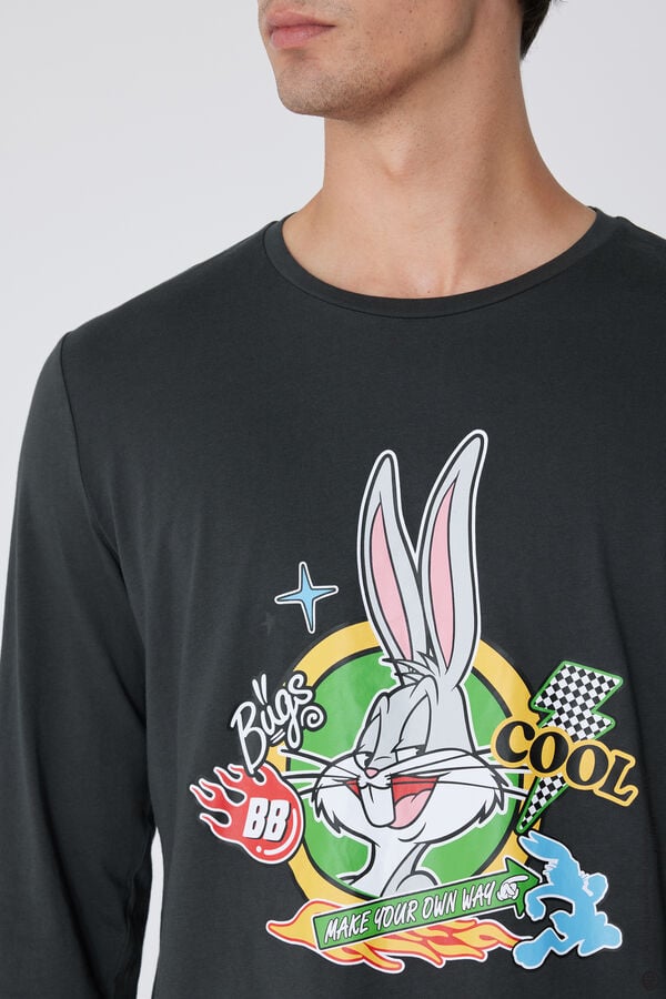 Tezenis Pijama Largo De Algodón Looney Tunes