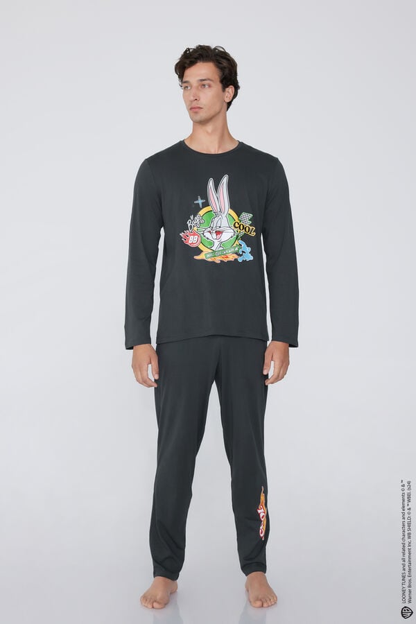 Tezenis Pijama Largo de Algodón Looney Tunes