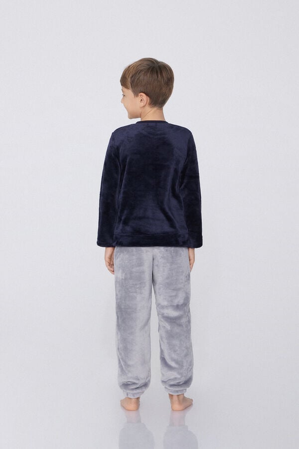 Tezenis Pijama Largo De Forro Polar Aspen Niño