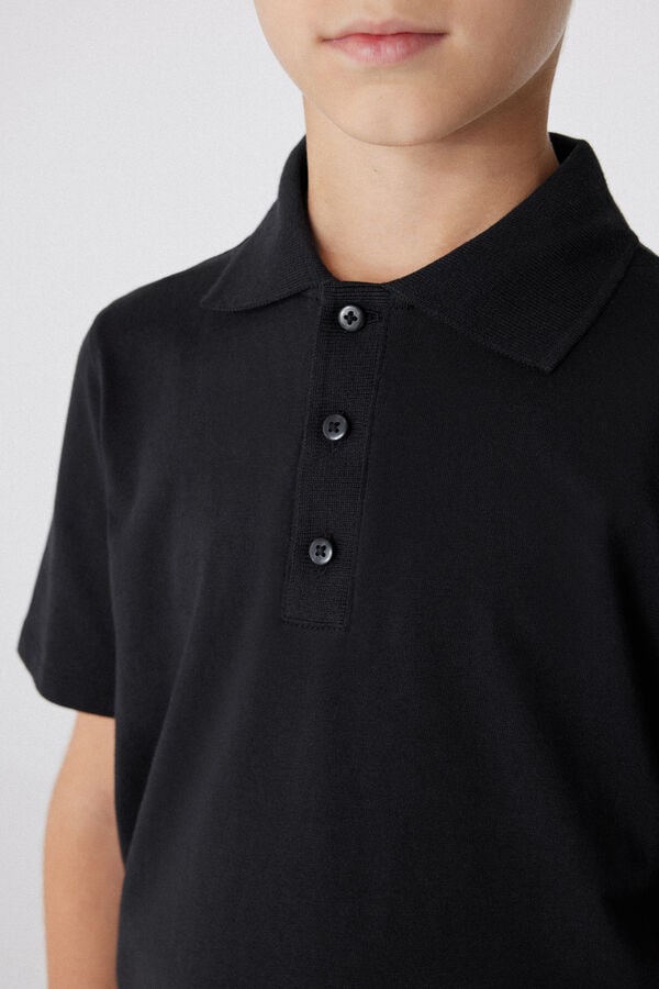 Tezenis Polo De Manga Corta De Algodón Para Niño