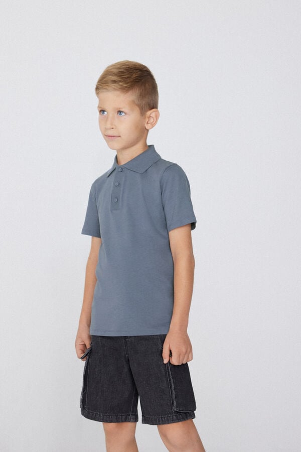 Tezenis Polo De Manga Corta De Algodón Para Niño