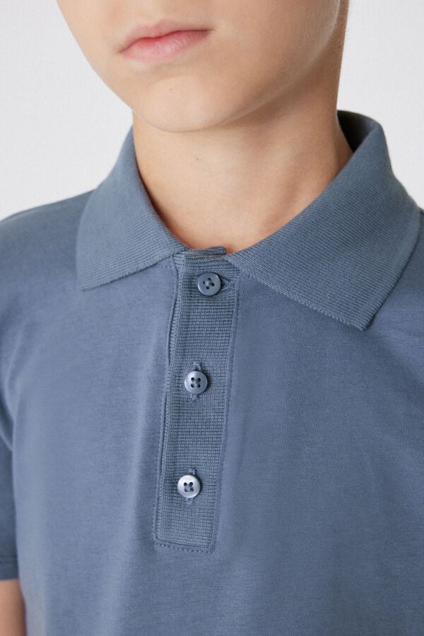 Tezenis Polo De Manga Corta De Algodón Para Niño