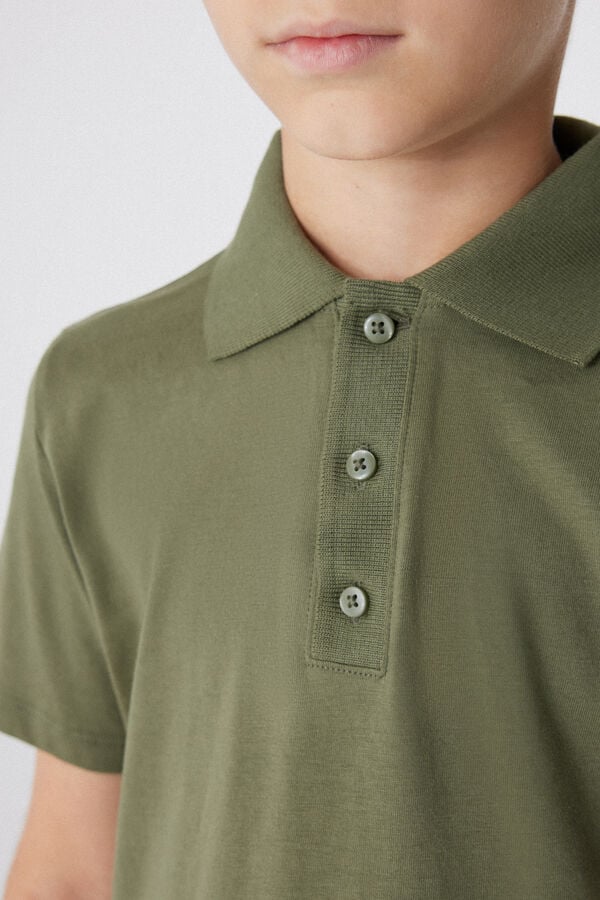 Tezenis Polo De Manga Corta De Algodón Para Niño