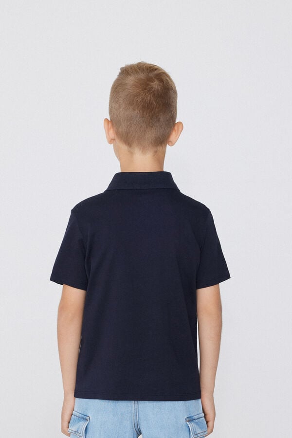 Tezenis Polo De Manga Corta De Algodón Para Niño