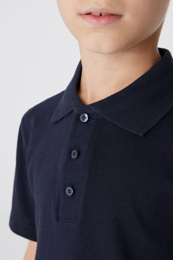 Tezenis Polo De Manga Corta De Algodón Para Niño