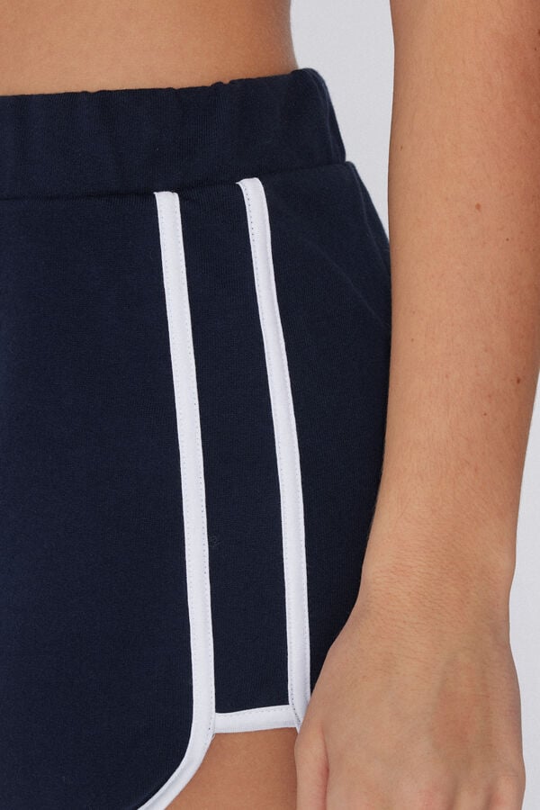 Tezenis Shorts De Felpa Con Ribetes