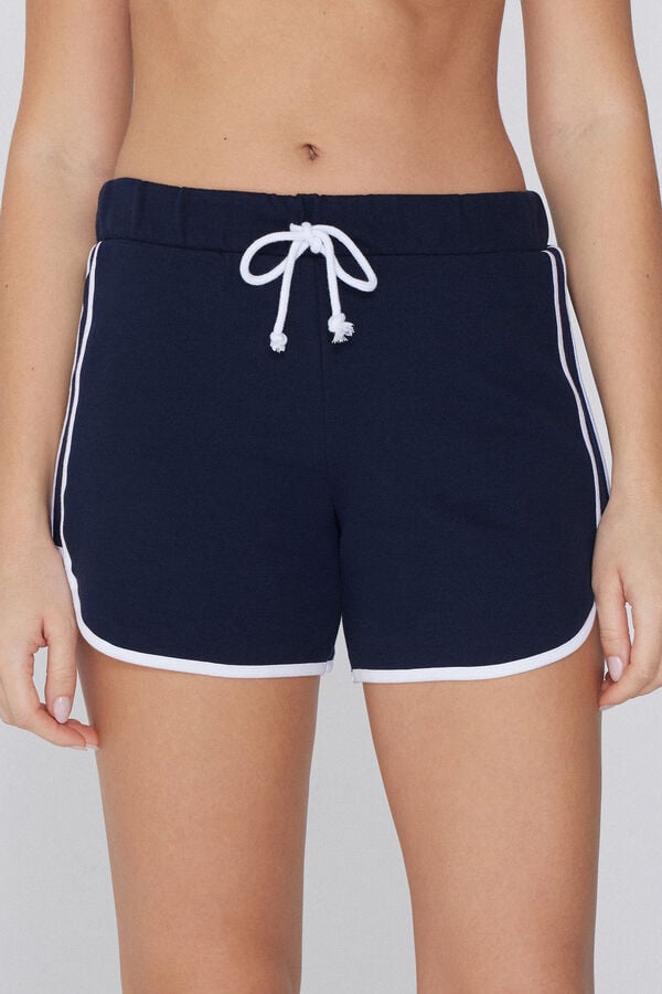 Tezenis Shorts de Felpa con Ribetes