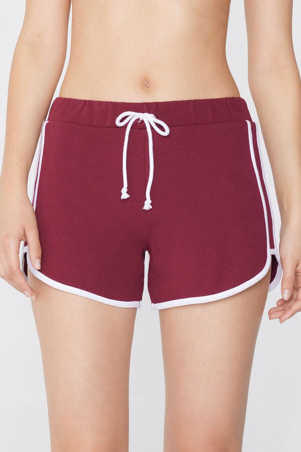 Tezenis Shorts de Felpa con Ribetes