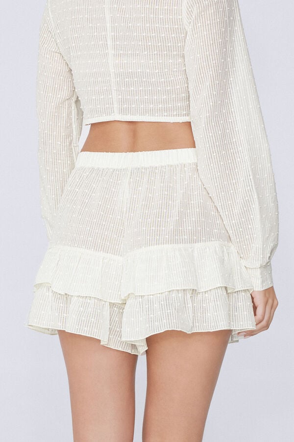 Tezenis Shorts De Tela 3D Con Volantes