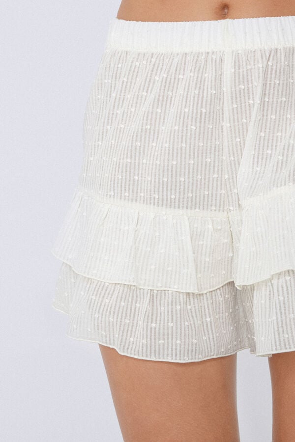 Tezenis Shorts De Tela 3D Con Volantes