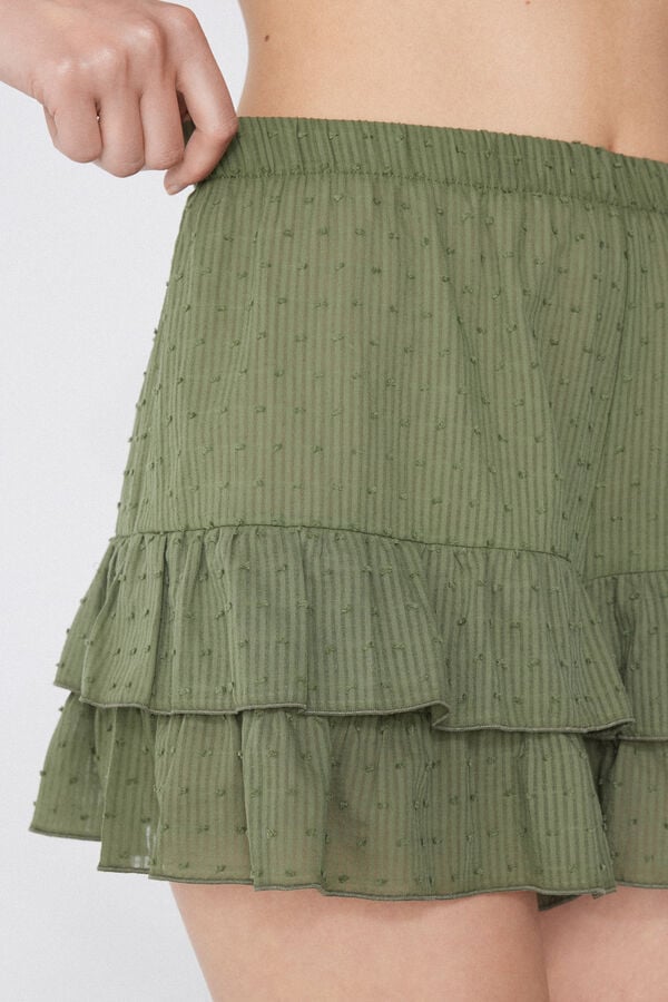 Tezenis Shorts De Tela 3D Con Volantes