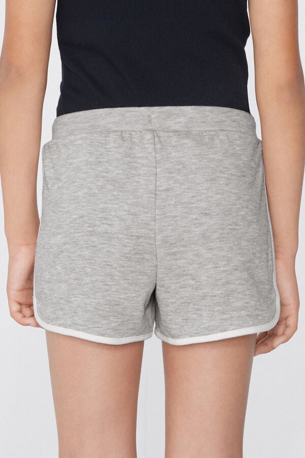 Tezenis Shorts Felpa Algodón Ribetes Niña