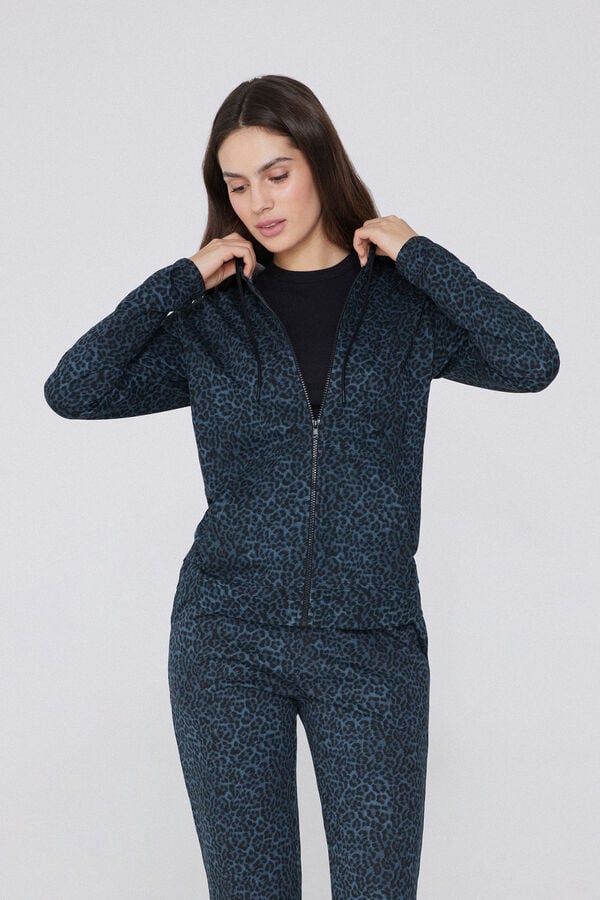 Tezenis Sudadera Capucha Con Cremallera Y Cordón