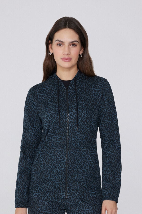 Tezenis Sudadera Capucha con Cremallera y Cordón