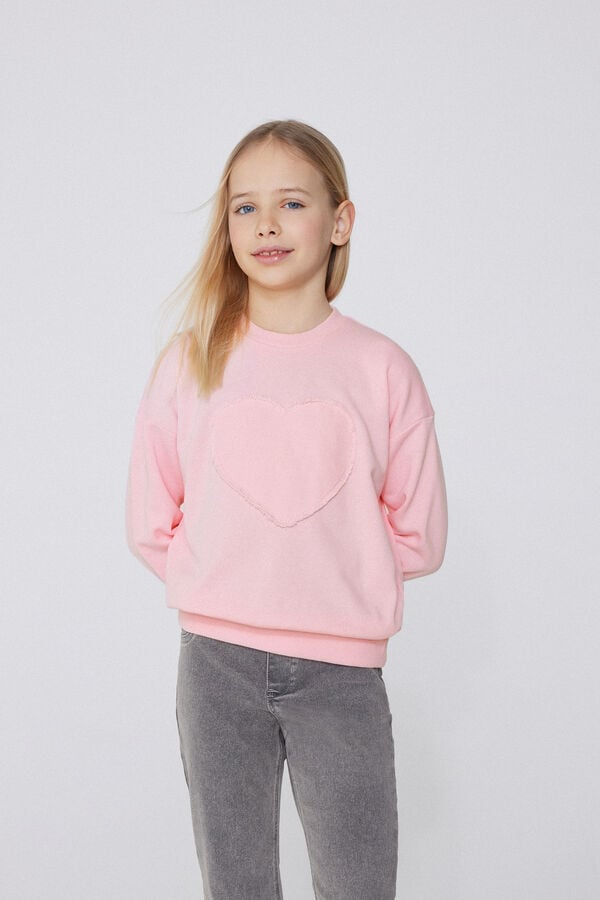 Tezenis Sudadera Con Cuello Redondo Y Parche Niña