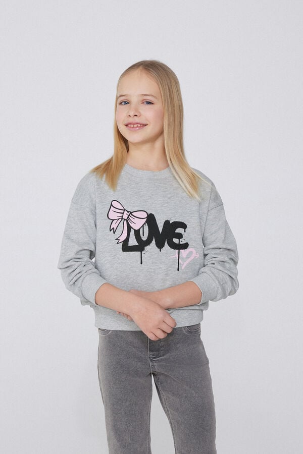 Tezenis Sudadera De Manga Larga Con Estampado Niña