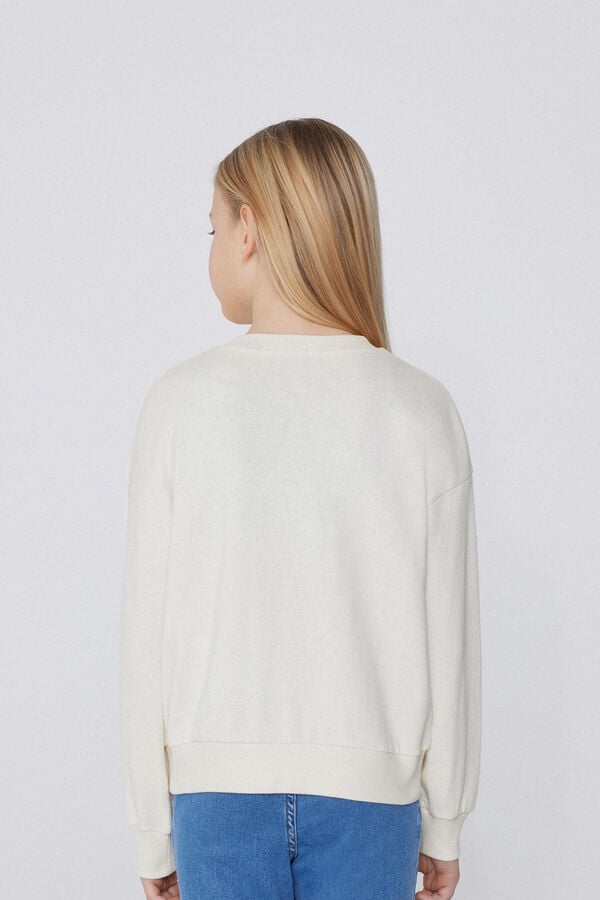 Tezenis Sudadera De Manga Larga Con Estampado Niña