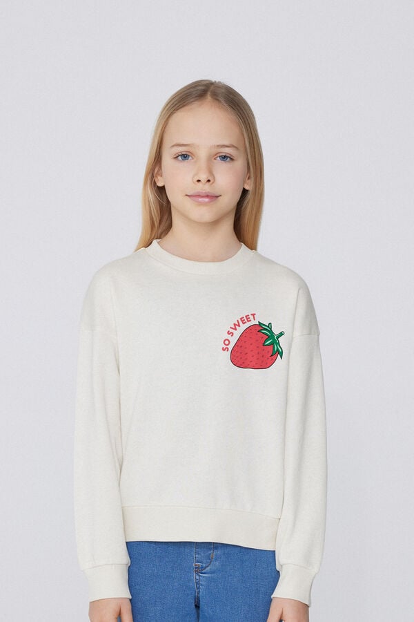 Tezenis Sudadera de Manga Larga con Estampado Niña