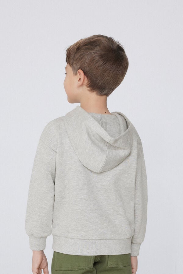 Tezenis Sudadera Gruesa Con Capucha Y Estampado