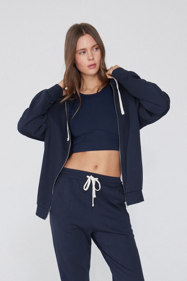 Tezenis Sudadera Gruesa Cremallera Y Capucha