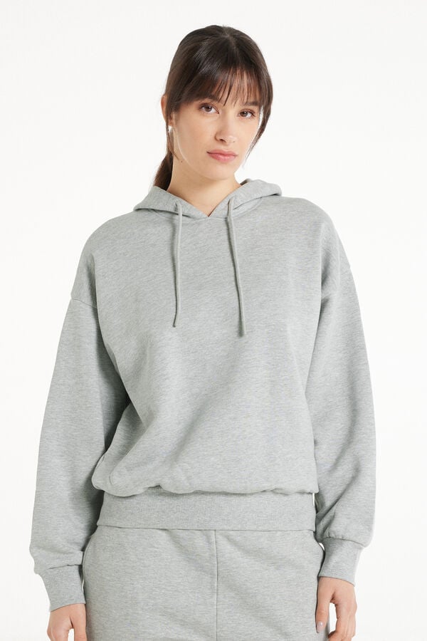 Tezenis Sudadera Gruesa de Manga Larga con Capucha