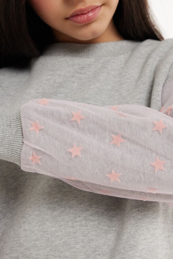 Tezenis Sudadera Gruesa De Manga Larga Con Tul