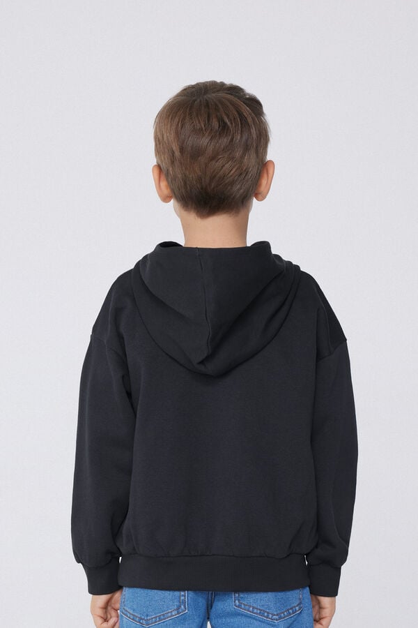 Tezenis Sudadera Manga Larga Capucha Y Estampado