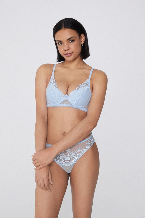 Tezenis Sujetador Super Push-up Malibù Lace Bliss