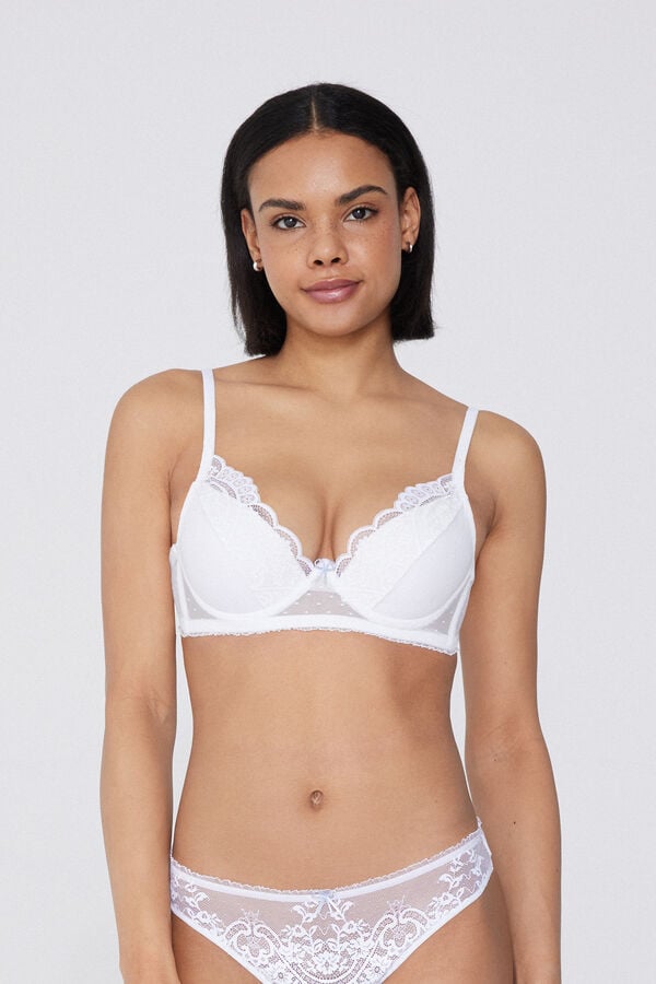 Tezenis Sujetador Super Push-up Malibù Lace Bliss