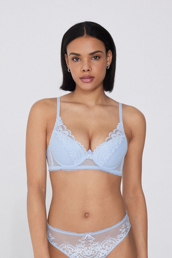 Tezenis Sujetador Super Push-up Malibù Lace Bliss