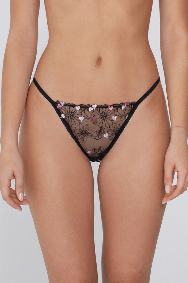 Tezenis Tanga con Tira Lateral Amour Couture