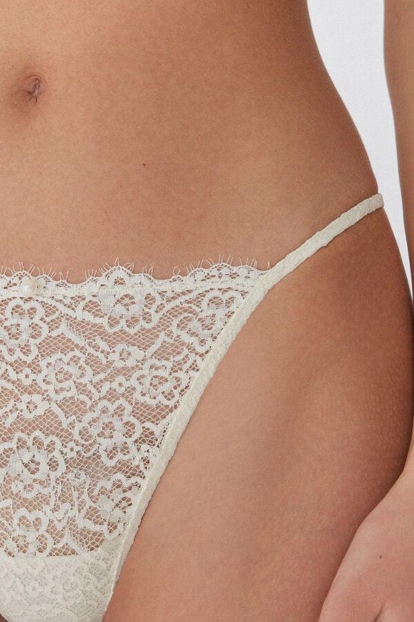 Tezenis Tanga Con Tira Lateral Pearl Dream