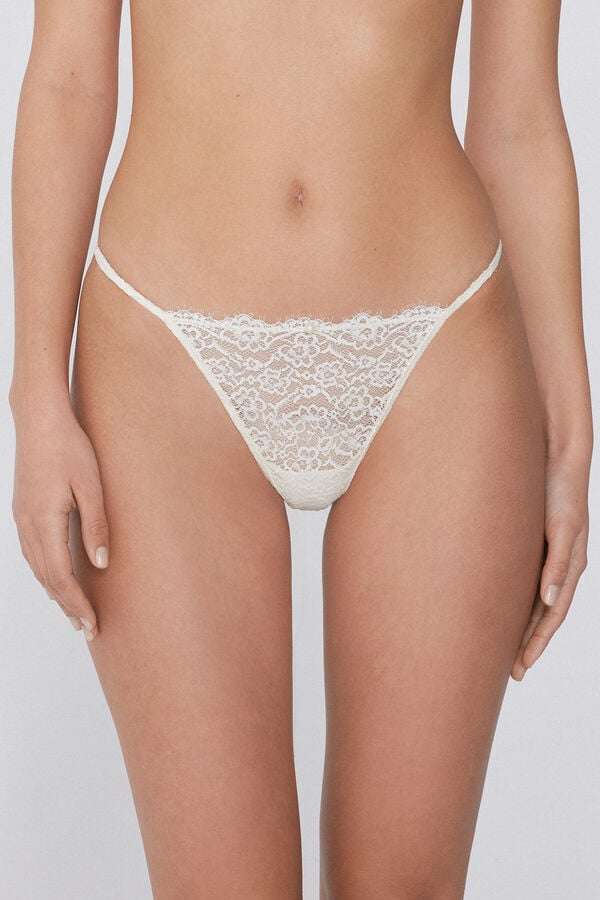 Tezenis Tanga Con Tira Lateral Pearl Dream