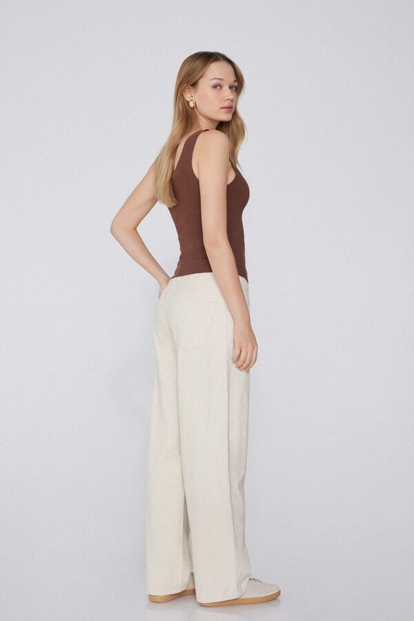 Tezenis Vaqueros Amplios Efecto Lunares