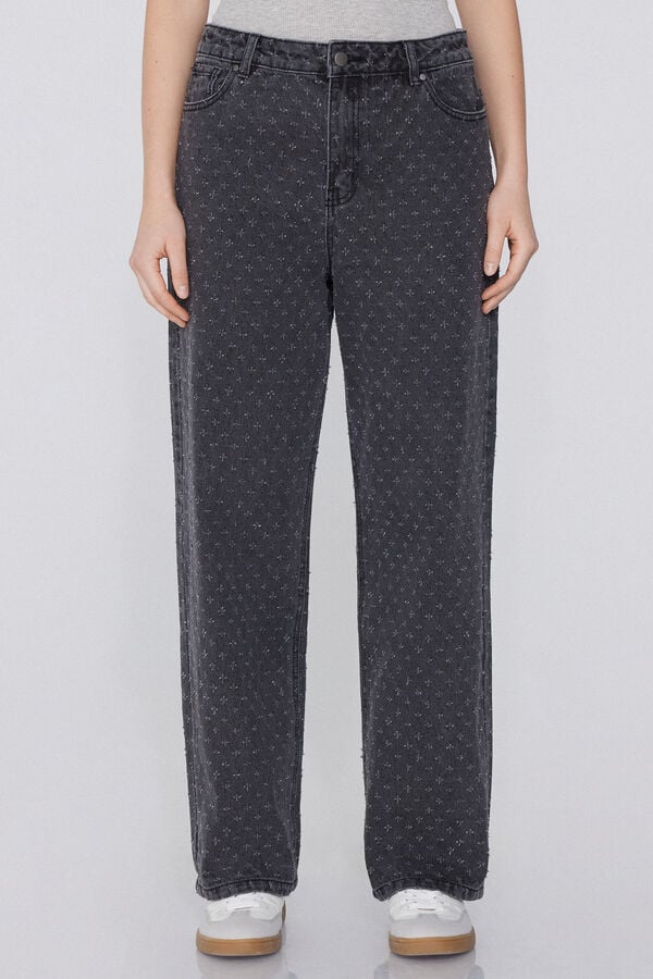 Tezenis Vaqueros Amplios Efecto Lunares