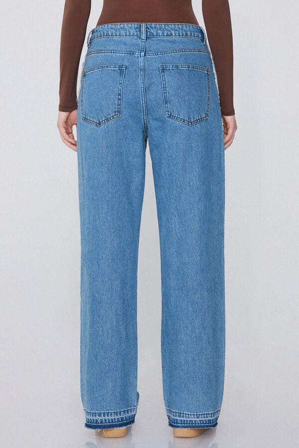 Tezenis Vaqueros Con Deshilachado Lateral