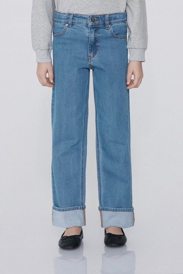 Tezenis Vaqueros Con Vuelta Para Niña