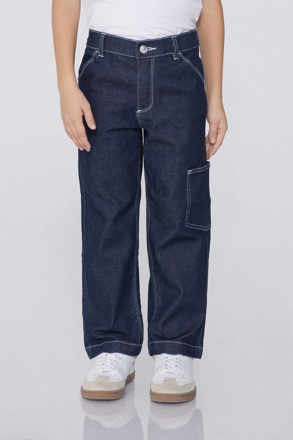 Tezenis Vaqueros Largos Cargo Para Niño