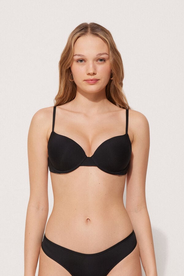 Tezenis Top de Bikini Push-Up con Relleno de Microfibra Reciclada