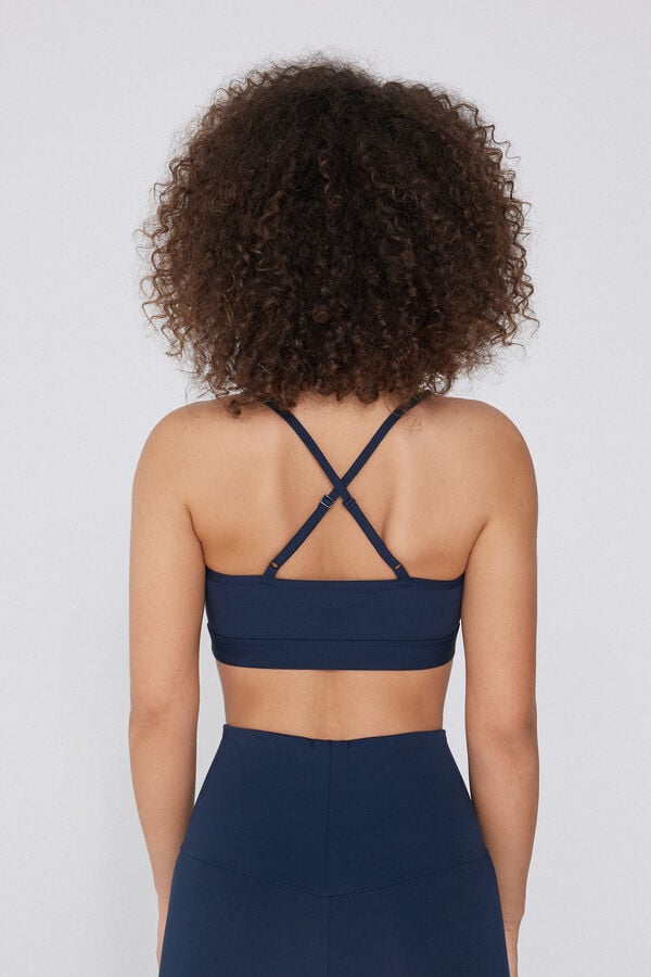 Tezenis Top Deportivo Corto Con Relleno Y Tirantes Finos