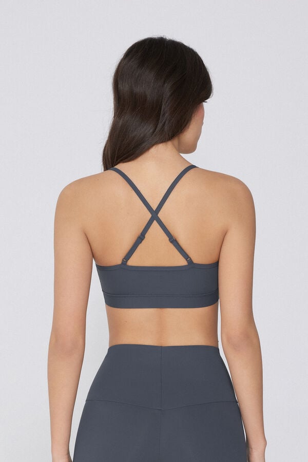 Tezenis Top Deportivo Corto Con Relleno Y Tirantes Finos